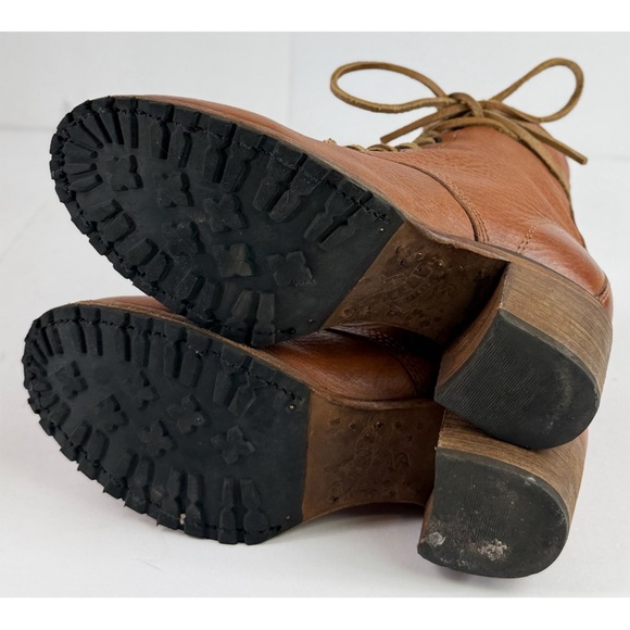 Freebird Women’s Cavalier Tan Leather Side Zipper Ankle Boots, size 7 - Picture 6 of 11